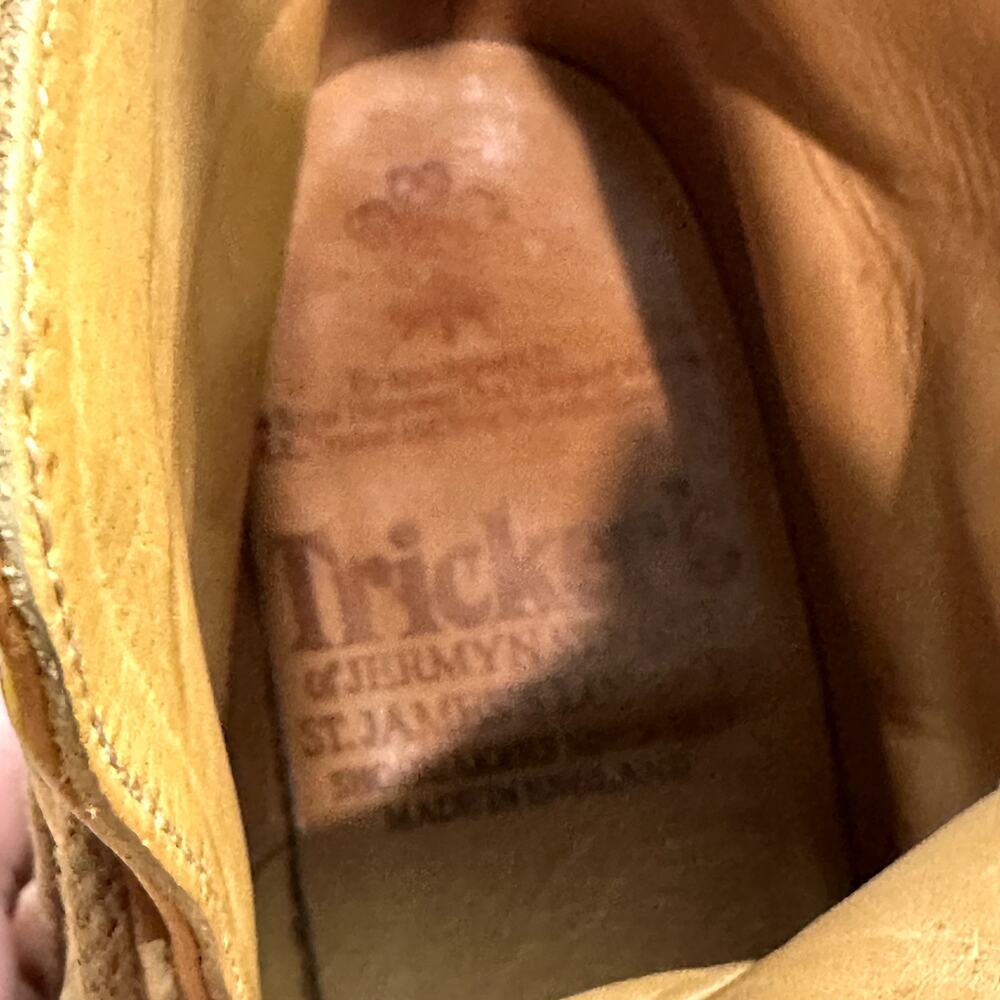 VGUC Tricker's Women;s Brown Cap Toe Boots RARE Made in England UK 5 / US 6 - Picture 9 of 13